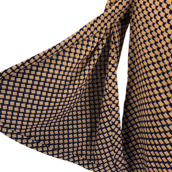 C/MEO COLLECTIVE Womens Size Small Geometric Retro Bell Sleeve Draped Dress - Picture 7 of 9